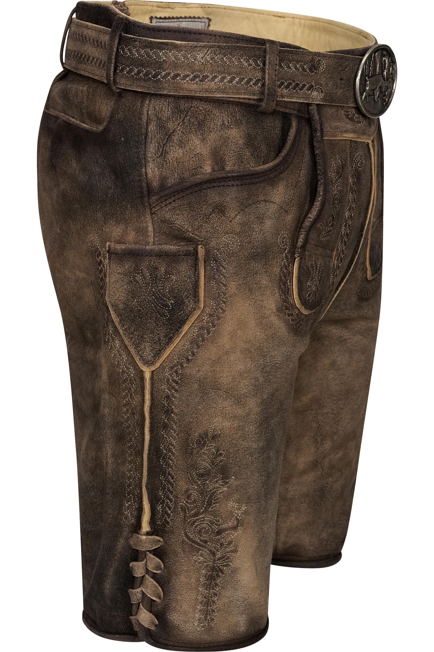 Braune Lederhose Ederer von Gamsbock